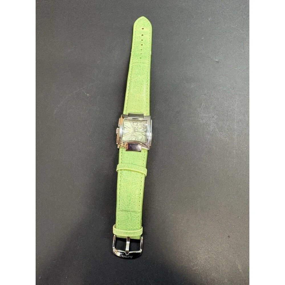 Activa Swiss Women  Watch Green & Silver Tone